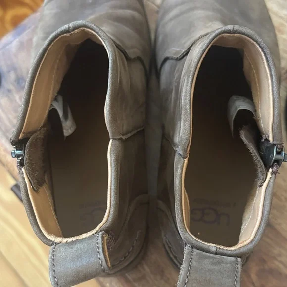 UGG Women's tan Aureo ll ankle Boots - Picture 7 of 8